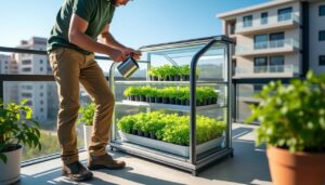 découvrez comment installer facilement une petite serre de balcon pour cultiver vos légumes bio toute l'année, même dans un espace réduit.